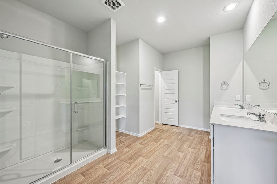 Furnished interior view inside a new home in Harrington Trails, New Caney (Image 10). Furnished interior view inside a new home in Harrington Trails, New Caney (Image 10).