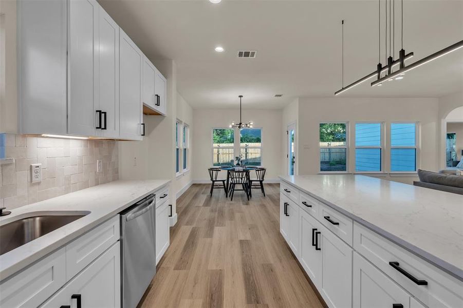 Furnished interior view inside a new home in , Fort Worth (Image 11).