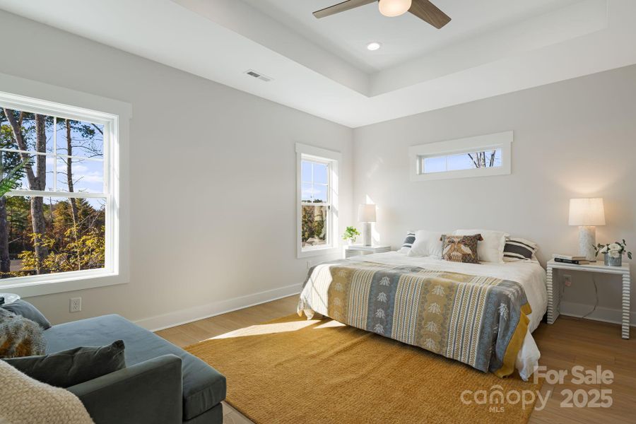 Furnished interior view inside a new home in , Weaverville (Image 17).