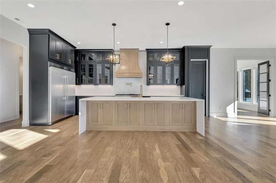 Furnished interior view inside a new home in , Brooks (Image 40).