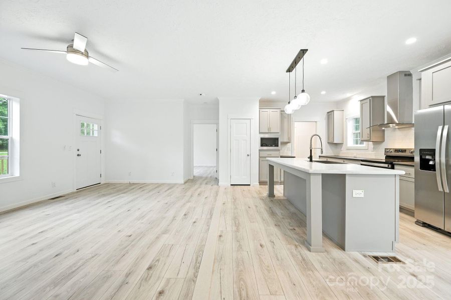 Furnished interior view inside a new home in , Statesville (Image 8).