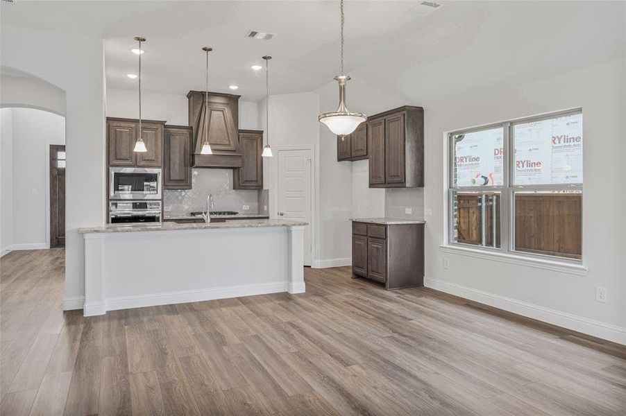 Furnished interior view inside a new home in Creekview Meadows, Pilot Point (Image 5).