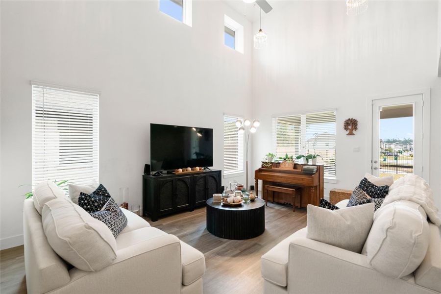 Furnished interior view inside a new home in Fosters Ridge 60's, Conroe (Image 20). Furnished interior view inside a new home in Fosters Ridge 60's, Conroe (Image 20).