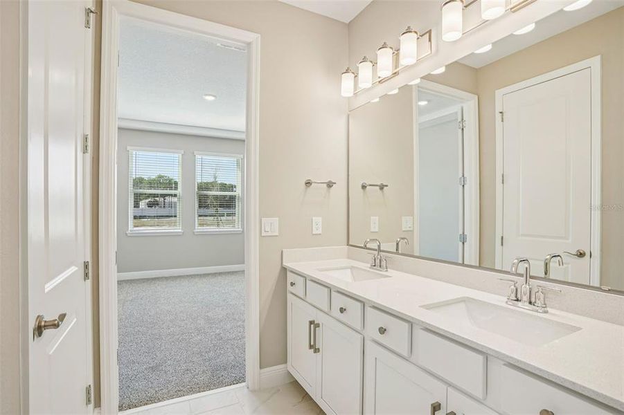 Furnished interior view inside a new home in Legends Preserve - Signature Series, Daytona Beach (Image 12).