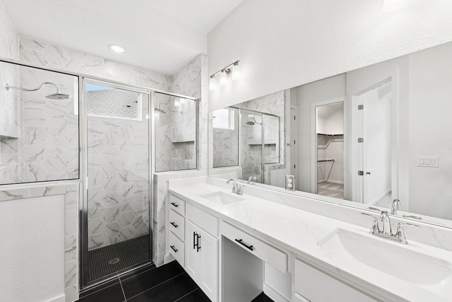 Furnished interior view inside a new home in University Heights, Round Rock (Image 11).