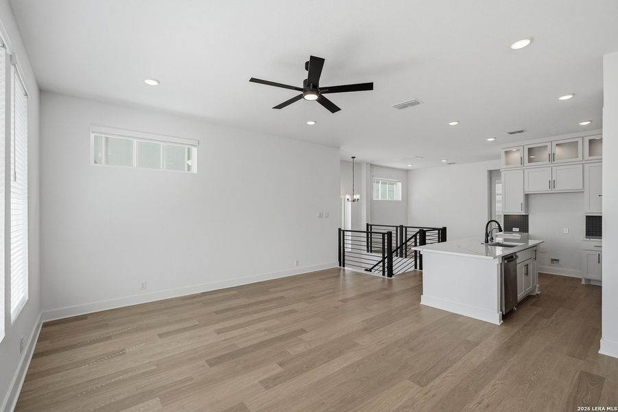 Spacious, unfurnished interior of a new home in Centero at Stone Oak, San Antonio (Image 25). Spacious, unfurnished interior of a new home in Centero at Stone Oak, San Antonio (Image 25).