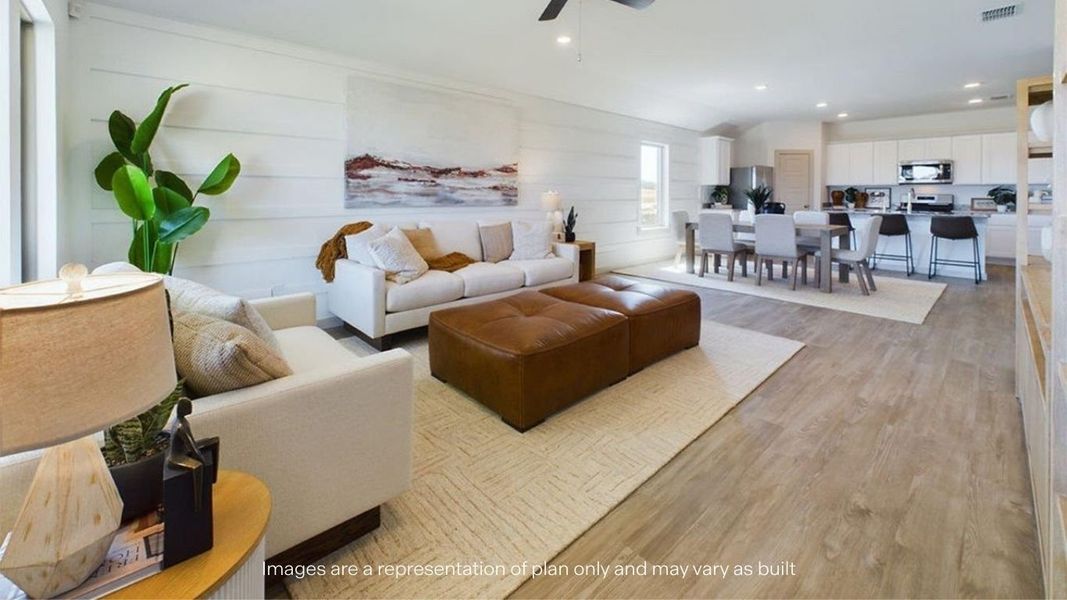 Furnished interior view inside a new home in Overlook West, Wolfforth (Image 15).