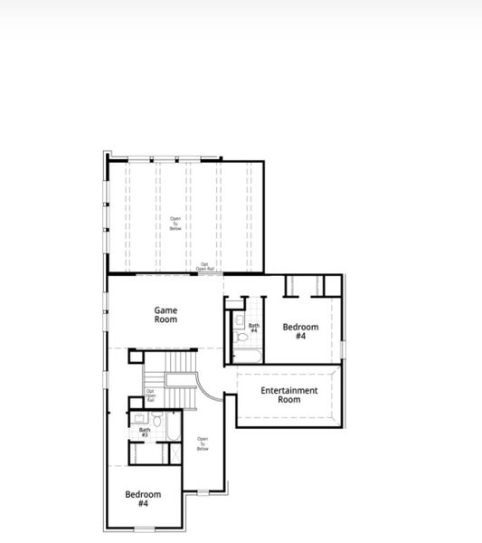 2D floor plan layout for the Layton by Highland Homes in Ramble, Celina, TX (Image 5). 2D floor plan layout for the Layton by Highland Homes in Ramble, Celina, TX (Image 5).