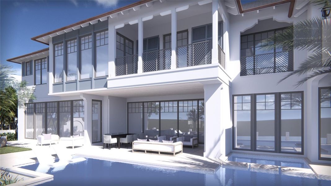 Front exterior of a new home in , Fort Lauderdale, FL, highlighting curb appeal (Image 3). Front exterior of a new home in , Fort Lauderdale, FL, highlighting curb appeal (Image 3).