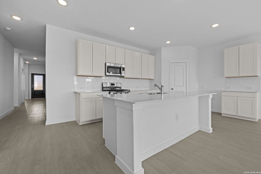 Furnished interior view inside a new home in Voss Farms, New Braunfels (Image 9). Furnished interior view inside a new home in Voss Farms, New Braunfels (Image 9).