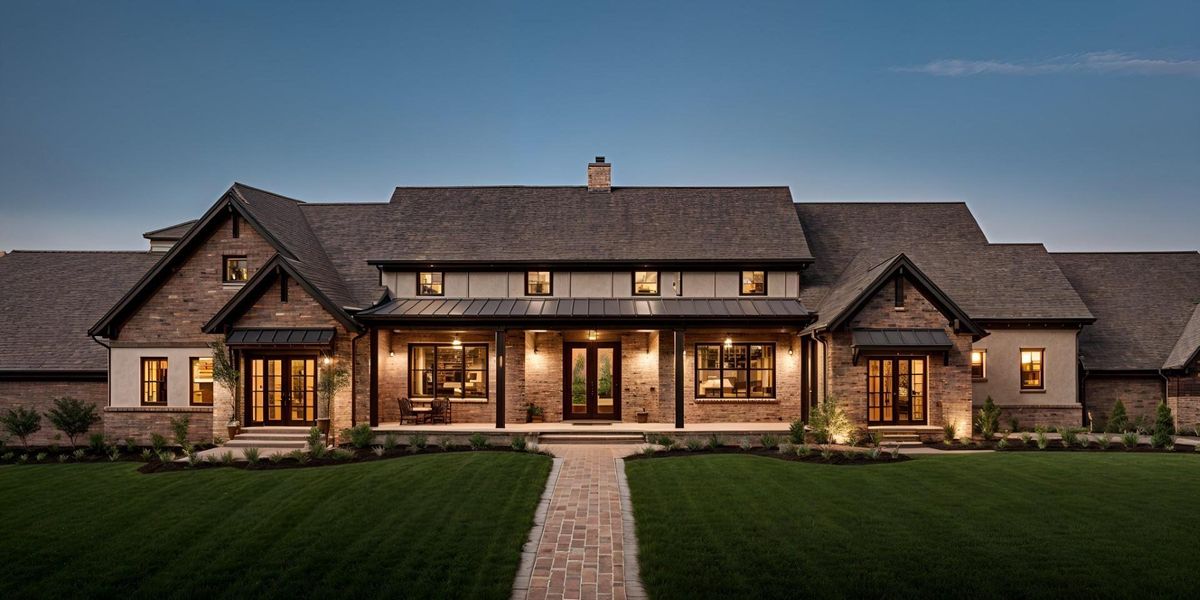 Front exterior of a new home in , Round Top, TX, highlighting curb appeal (Image 1). Front exterior of a new home in , Round Top, TX, highlighting curb appeal (Image 1).