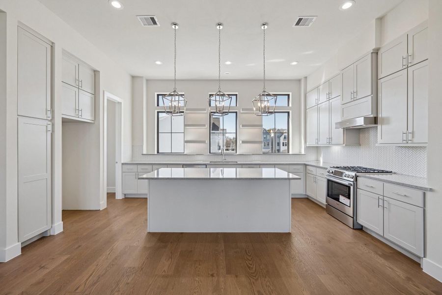 Furnished interior view inside a new home in Spring Valley Creek, Houston (Image 9).