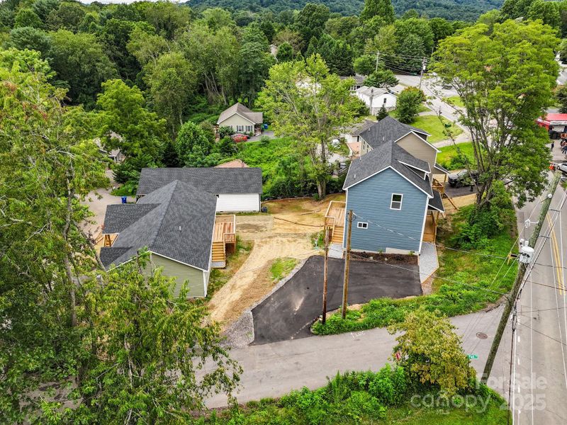Front exterior of a new home in , Asheville, NC, highlighting curb appeal (Image 26).