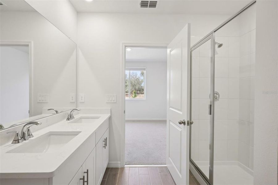 Furnished interior view inside a new home in Leyland Preserve - Classic Series, Brooksville (Image 11).