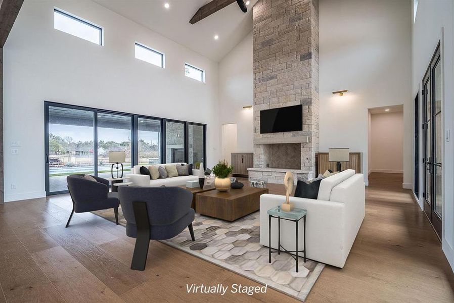 Furnished interior view inside a new home in , Graford (Image 6).
