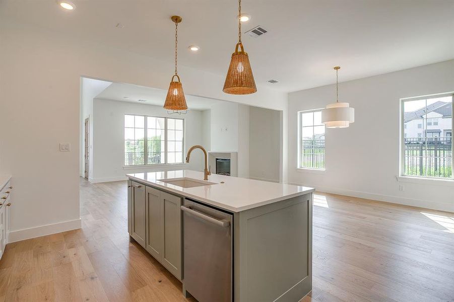 Furnished interior view inside a new home in , Fort Worth (Image 9).