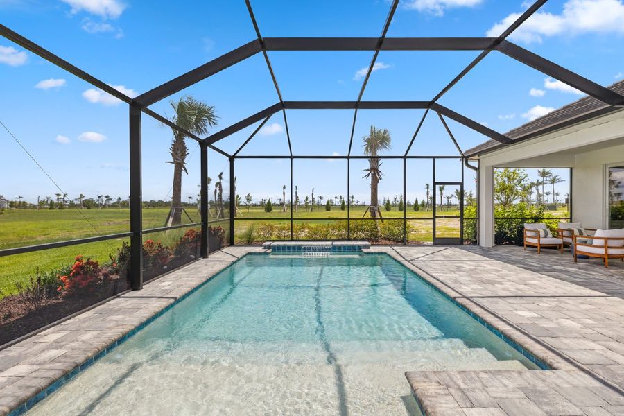 Representative exterior details of a home built from the Heritage 2 by Neal Communities in Palmera, Venice (Image 34).