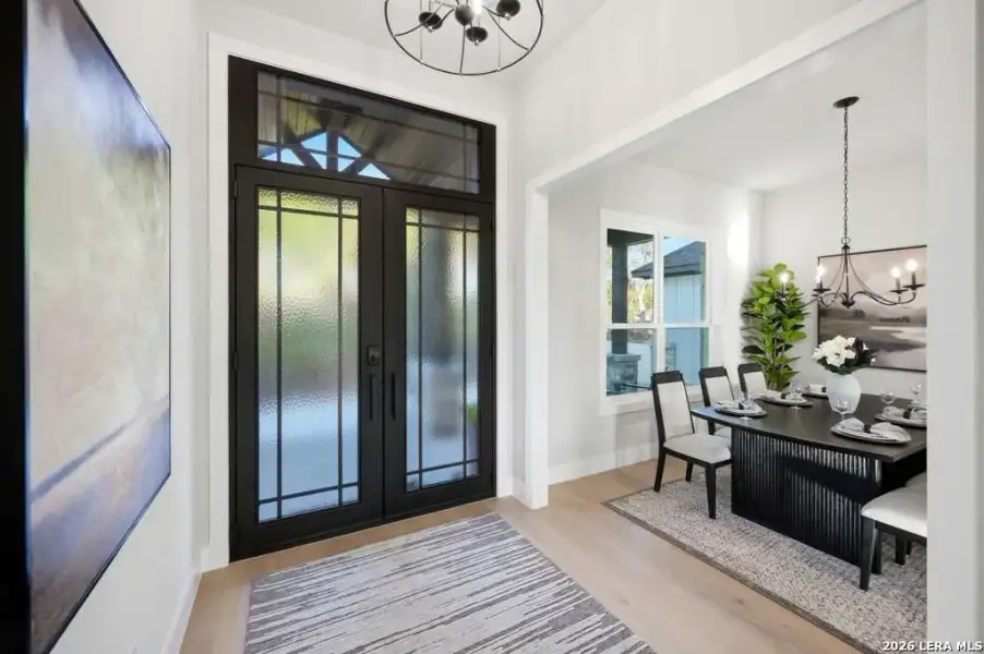 Furnished interior view inside a new home in , Fischer (Image 15).