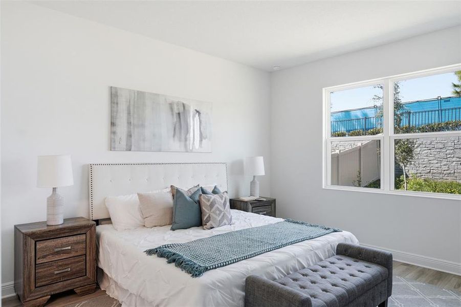 Furnished interior view inside a new home in Park View at the Hills, Minneola (Image 16).