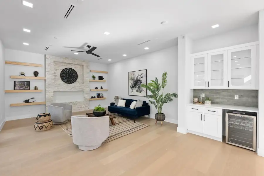 Furnished interior view inside a new home in , Austin (Image 12). Furnished interior view inside a new home in , Austin (Image 12).