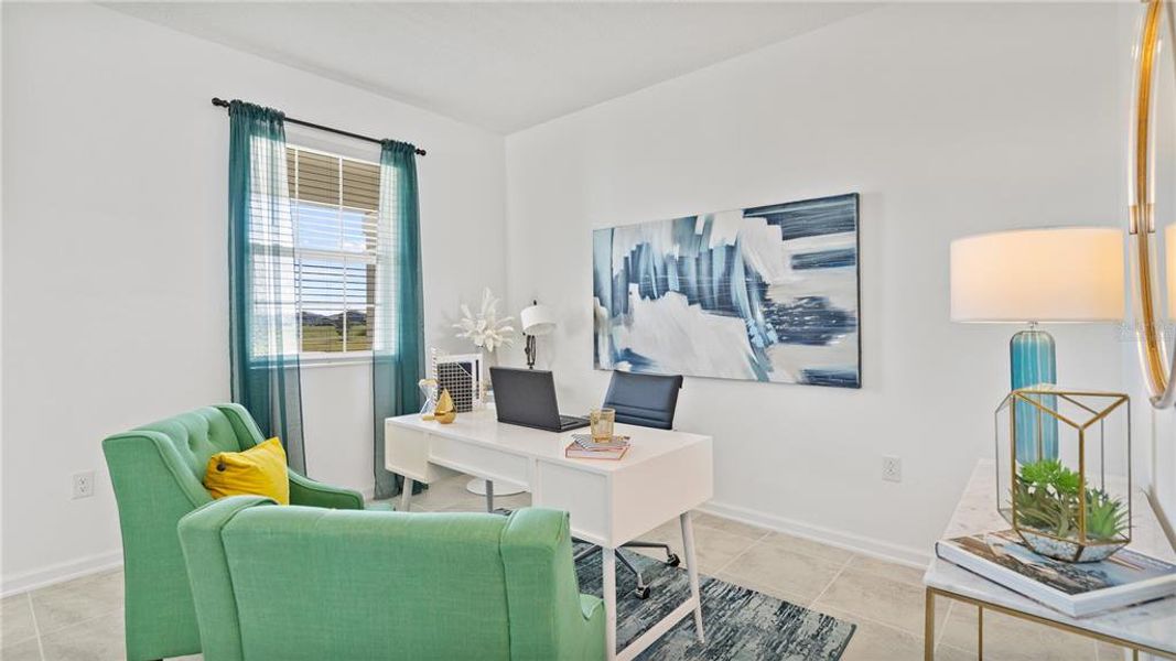Furnished interior view inside a new home in Bridgewalk, St. Cloud (Image 24).