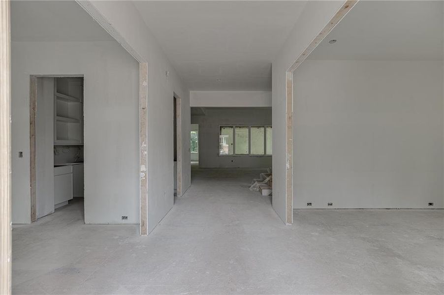 In-progress construction of a new home in , Buford, GA (Image 19).