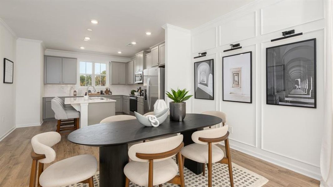 Furnished interior view inside a new home in Mableton Station, Mableton (Image 23).