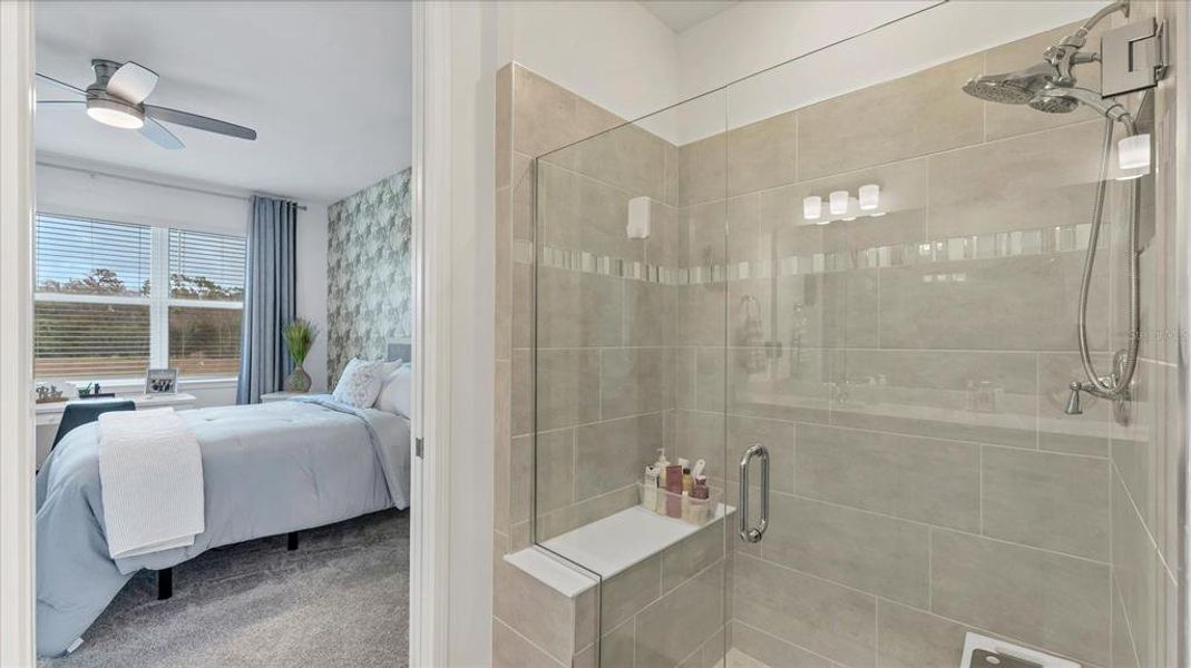 Furnished interior view inside a new home in , Parrish (Image 15).