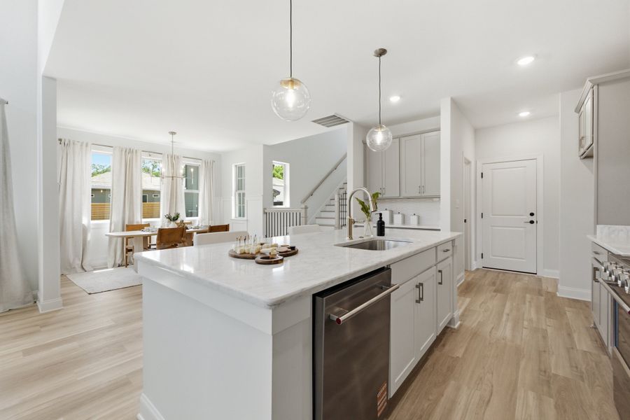 Furnished interior view inside a new home in Storyvale, Hixson (Image 8).