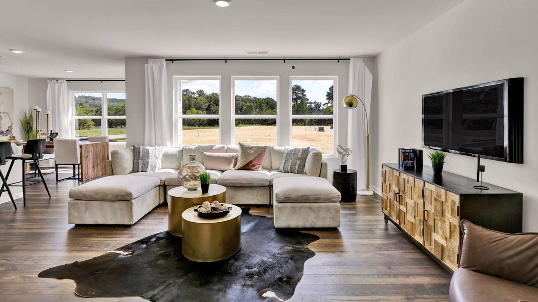 Furnished interior view inside a new home in Evergreen Landing, Rossville (Image 15).