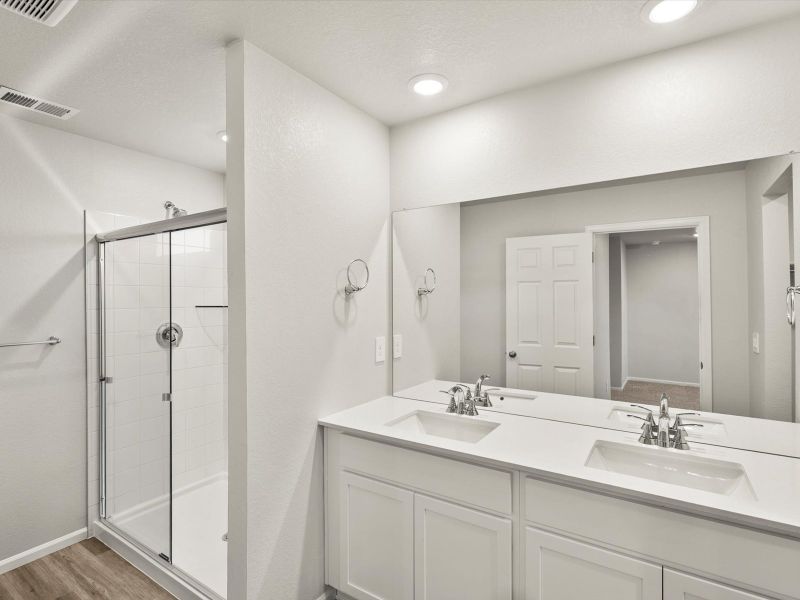 Furnished interior view inside a new home in Horizon Uptown: The Meadow Collection, Aurora (Image 6).