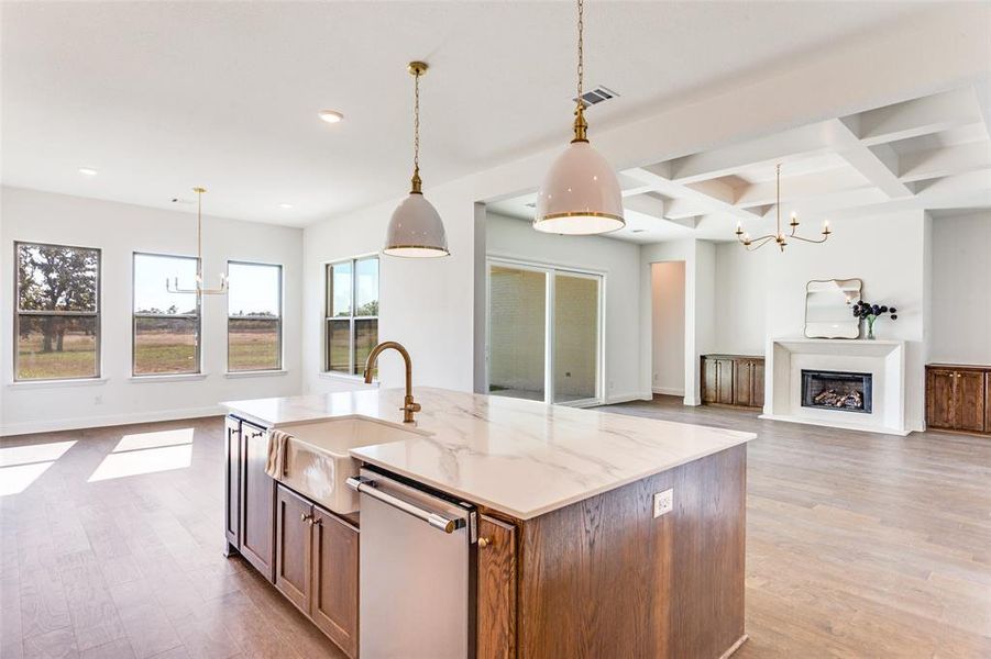 Furnished interior view inside a new home in Parker Ridge, Weatherford (Image 10).