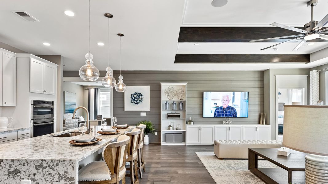 Island Kitchen and Great Room Island Kitchen and Great Room