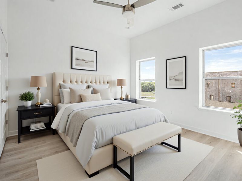 Furnished interior view inside a new home in Preston Park, Spring Hill (Image 5).