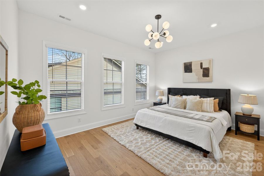 Furnished interior view inside a new home in , Charlotte (Image 35).