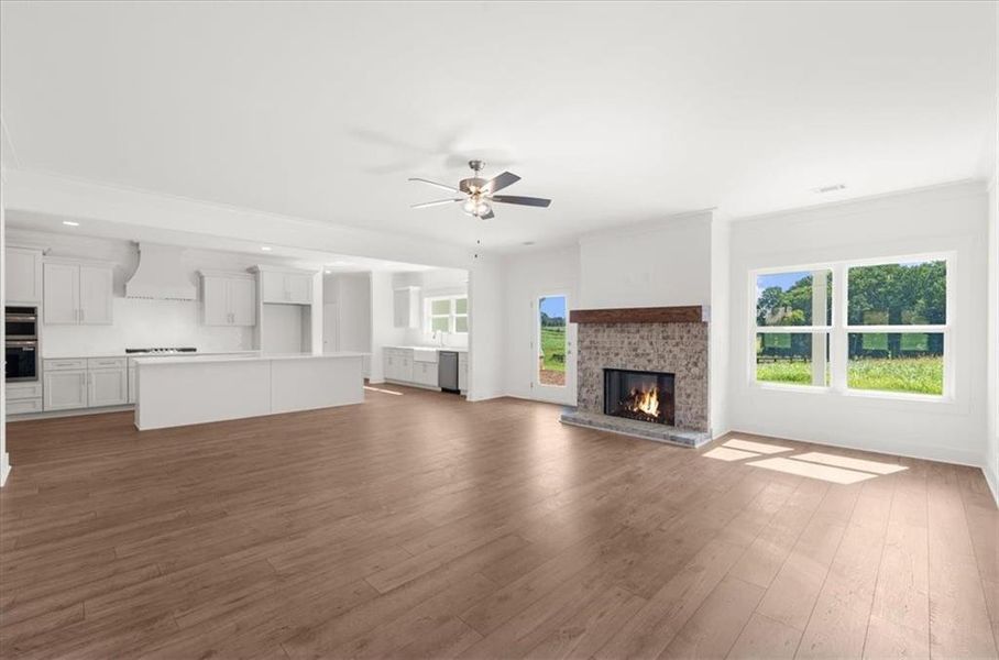 Spacious, unfurnished interior of a new home in , Cumming (Image 62).