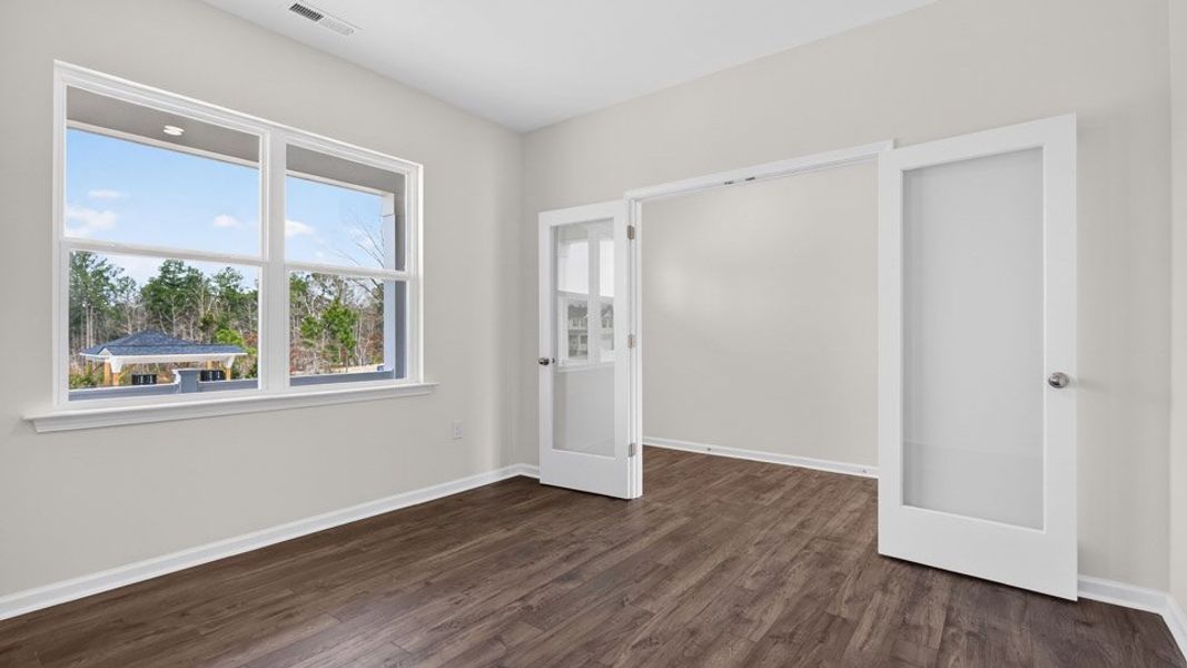 Spacious, unfurnished interior of a new home in The Reserve at Prestleigh, Wake Forest (Image 17). Spacious, unfurnished interior of a new home in The Reserve at Prestleigh, Wake Forest (Image 17).