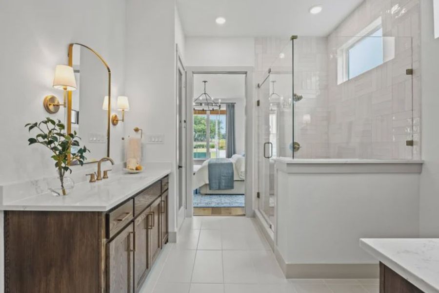 Furnished interior view inside a new home in Uptown Celina, Celina (Image 20).