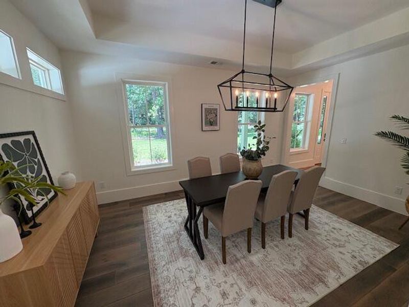 Furnished interior view inside a new home in , Johns Island (Image 8).