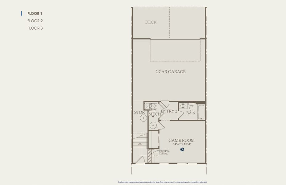 Carver Floor Plan, Quick Move-In Home, Floor 1