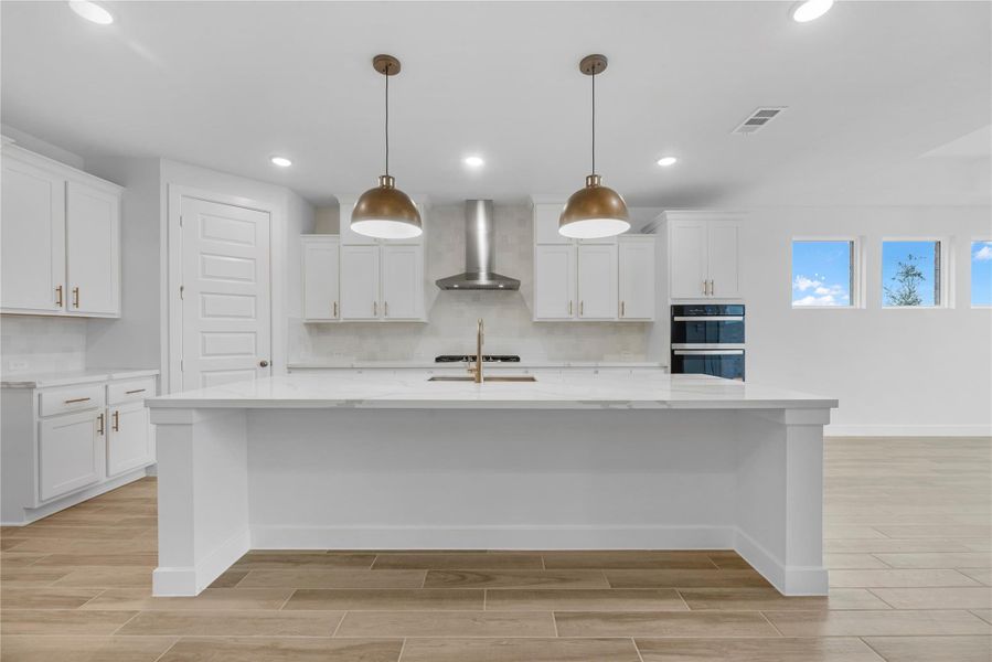 Furnished interior view inside a new home in Bridgeland, Cypress (Image 5).