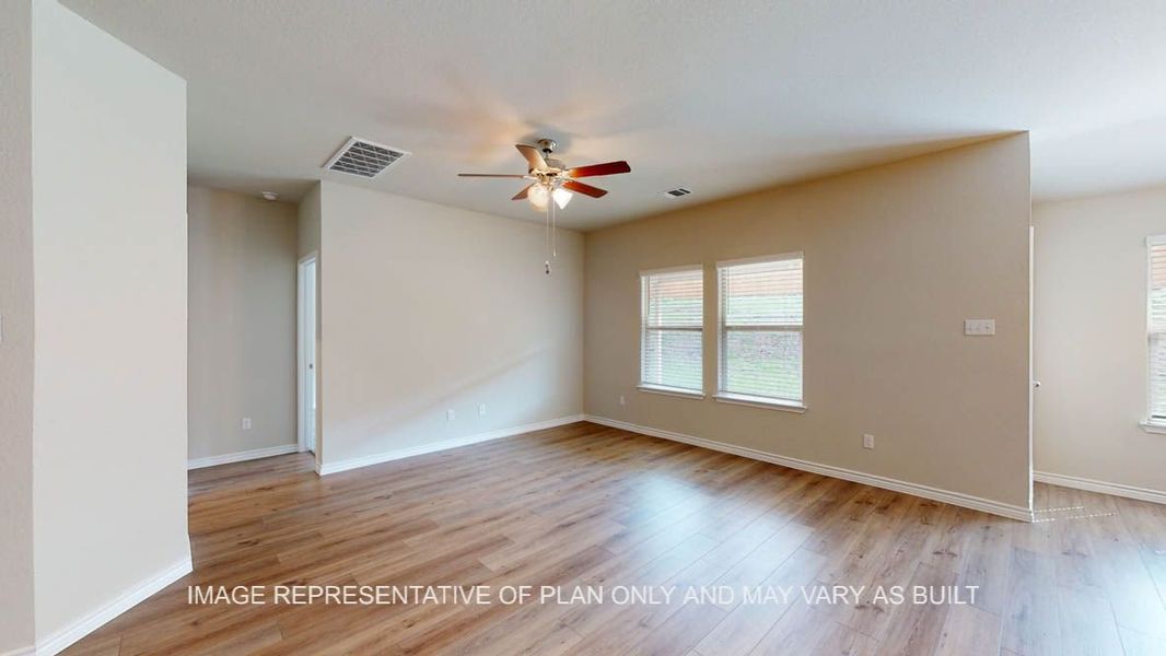 Spacious, unfurnished interior of a new home in Creekfall, Burnet (Image 17).
