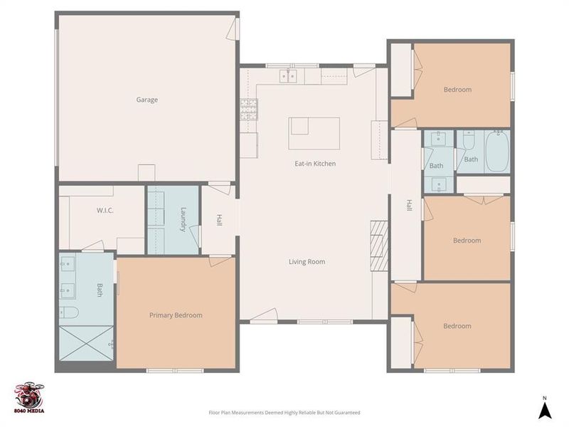 2D floor plan layout of this home in , Athens, TX (Image 5).