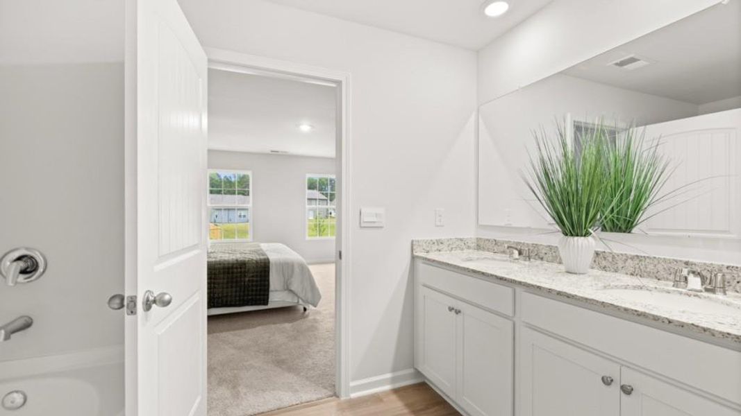 Furnished interior view inside a new home in Fairhaven, Lithia Springs (Image 13).