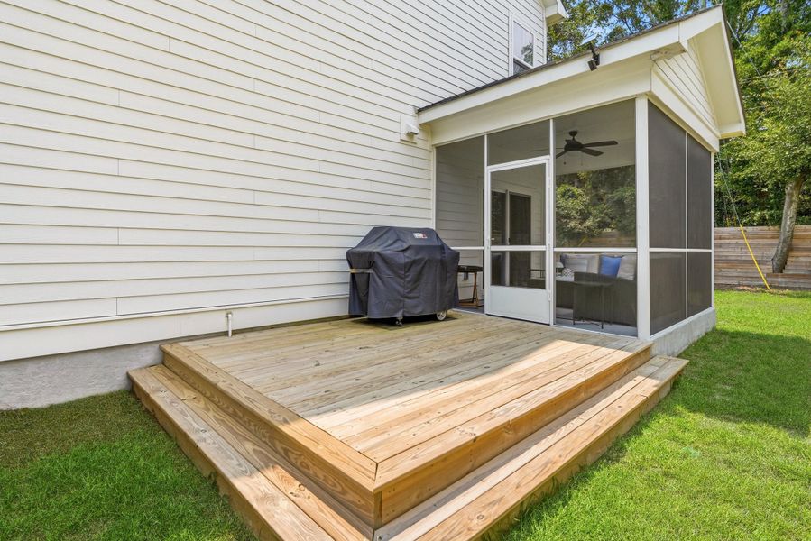 Exterior details and patio area of a home in , Mount Pleasant (Image 26).