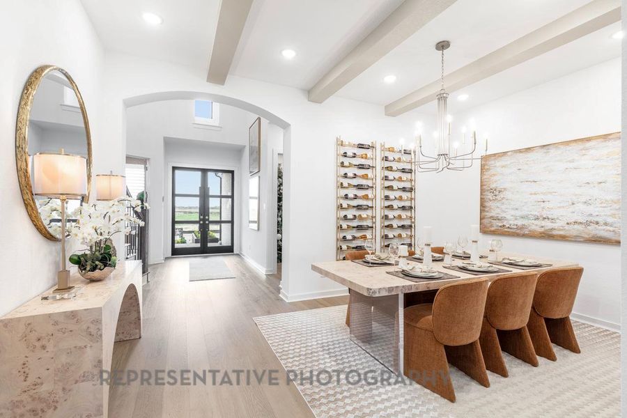 Furnished interior view inside a new home in Briarley, Montgomery (Image 27).