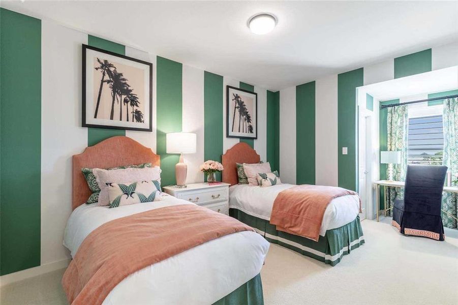 Furnished interior view inside a new home in Painted Tree, McKinney (Image 12).