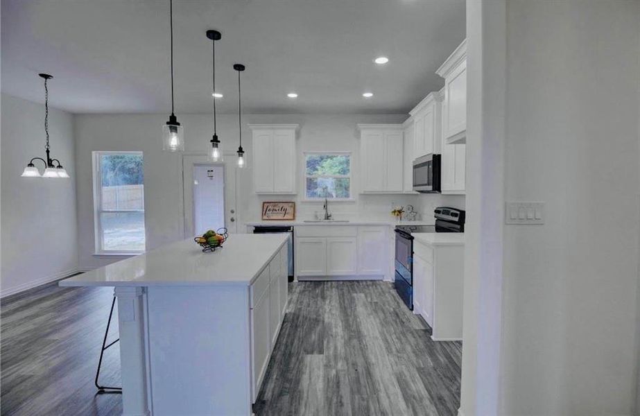 Furnished interior view inside a new home in , Commerce (Image 7).