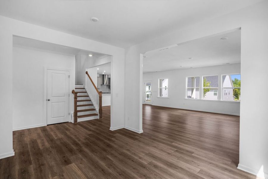 Representative unfurnished interior of a home built from the Bedford by Taylor Morrison in Radford Glen, Wake Forest (Image 16).