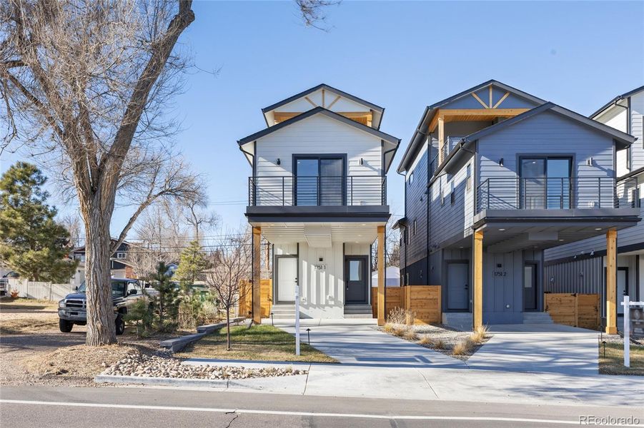 Front exterior of a new home in , Denver, CO, highlighting curb appeal (Image 2).